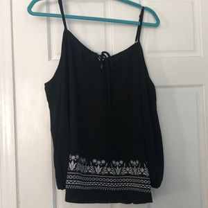 Lightly Worn Xhilaration Large Black Cold Shoulder